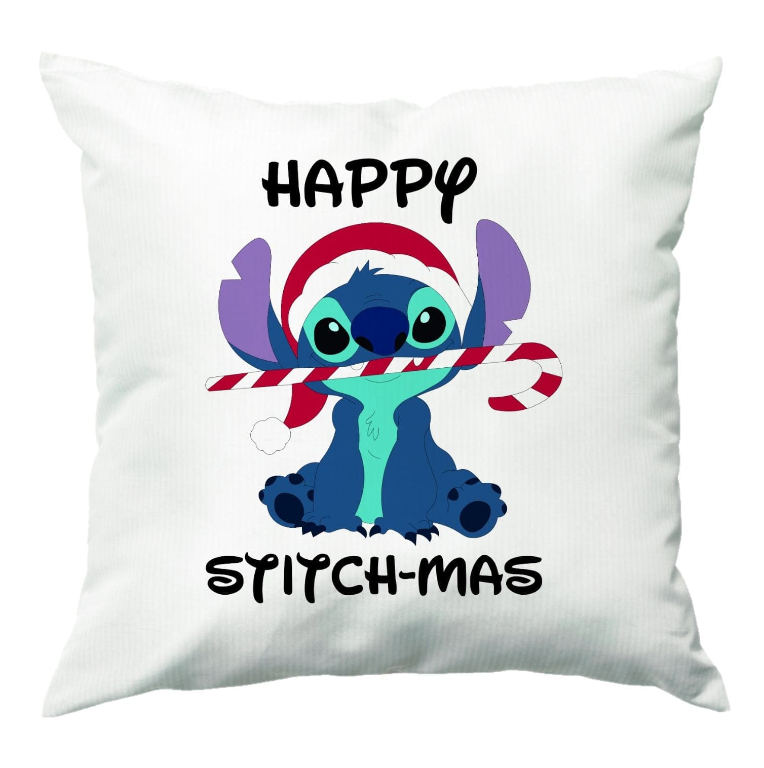 Happy Blue Alienmas - Christmas Cushion