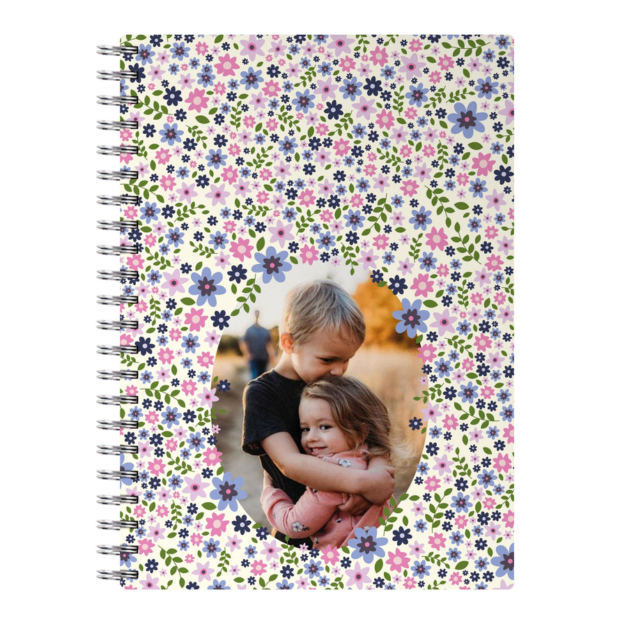 Detailed Flower Pattern - Personalised Mother's Day Notebook