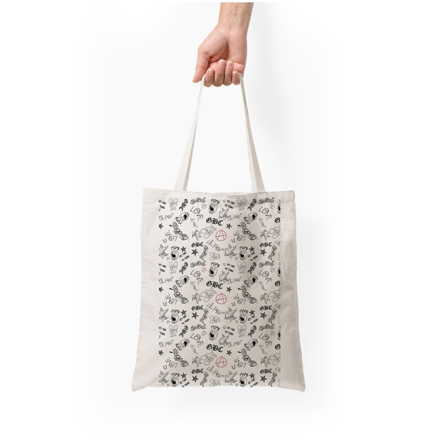 Tattoos - Peep Tote Bag