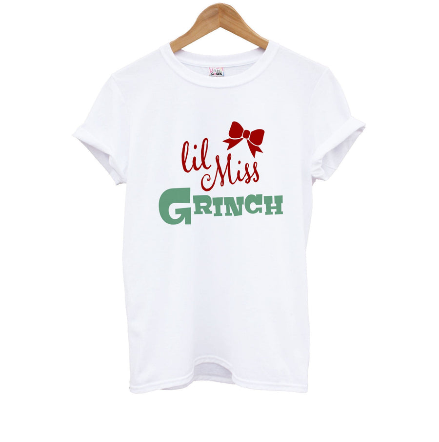 Lil Miss Grinch Kids T-Shirt