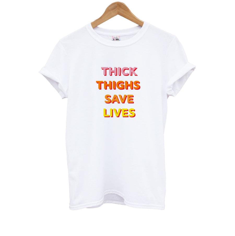 Thick Thighs Save Lives - Lizzo Kids T-Shirt