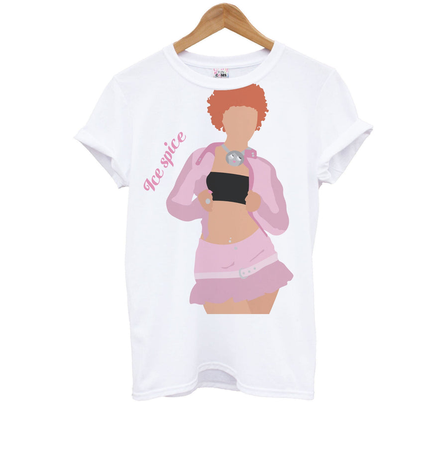 Pink Skirt - Ice Spice Kids T-Shirt
