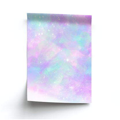 Pastel Galaxy Poster