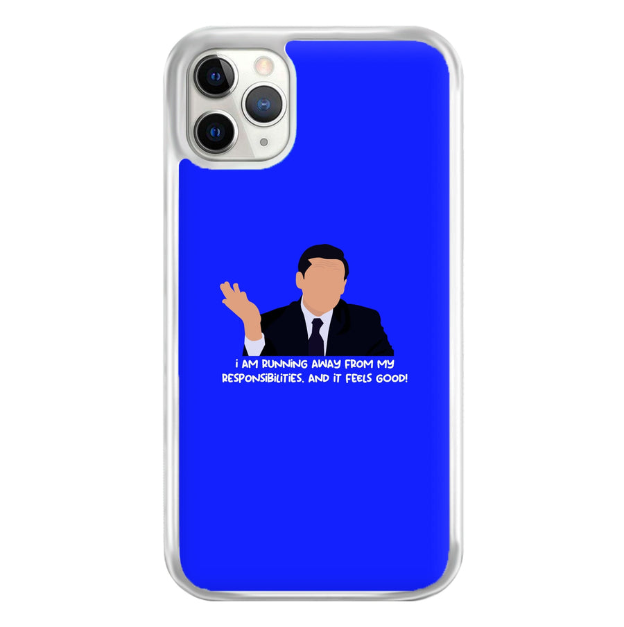 I Am Running Away From My Responsibilities - The Office Phone Case