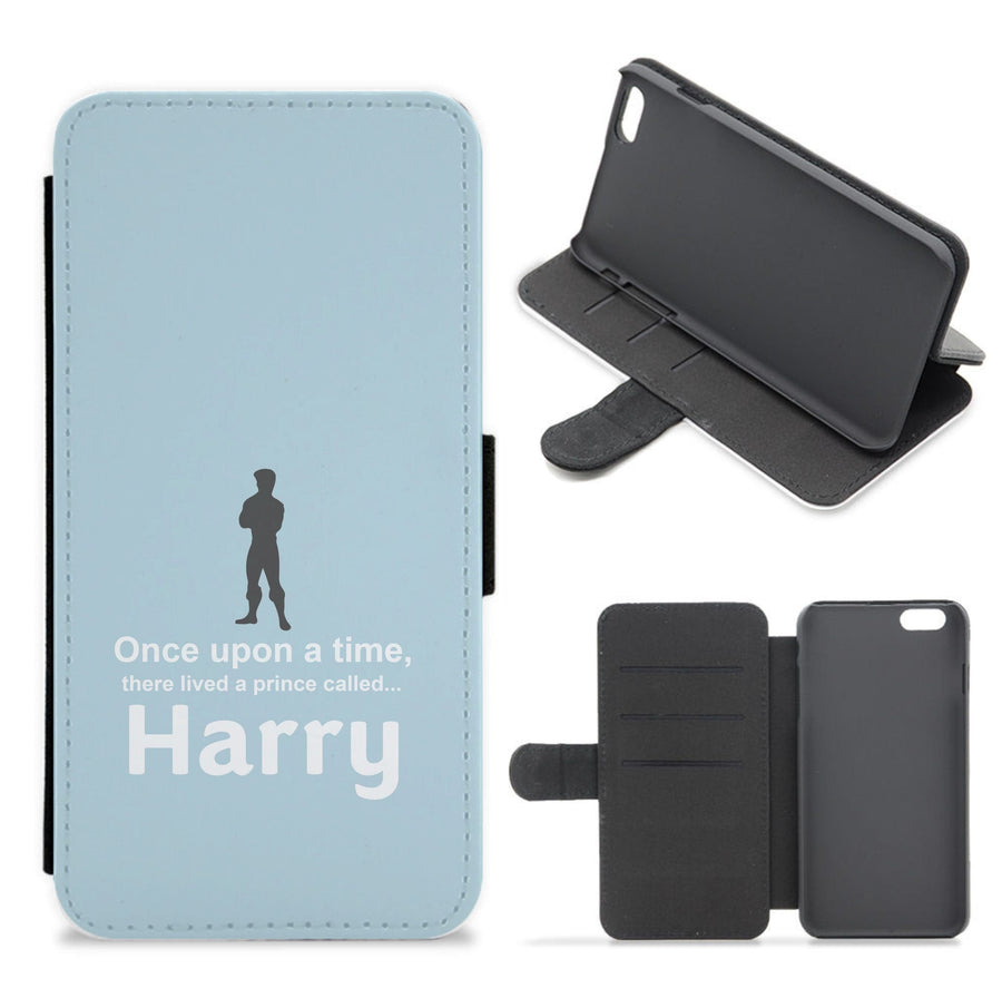 Once Upon A Time There Lived A Prince - Personalised Disney  Flip / Wallet Phone Case