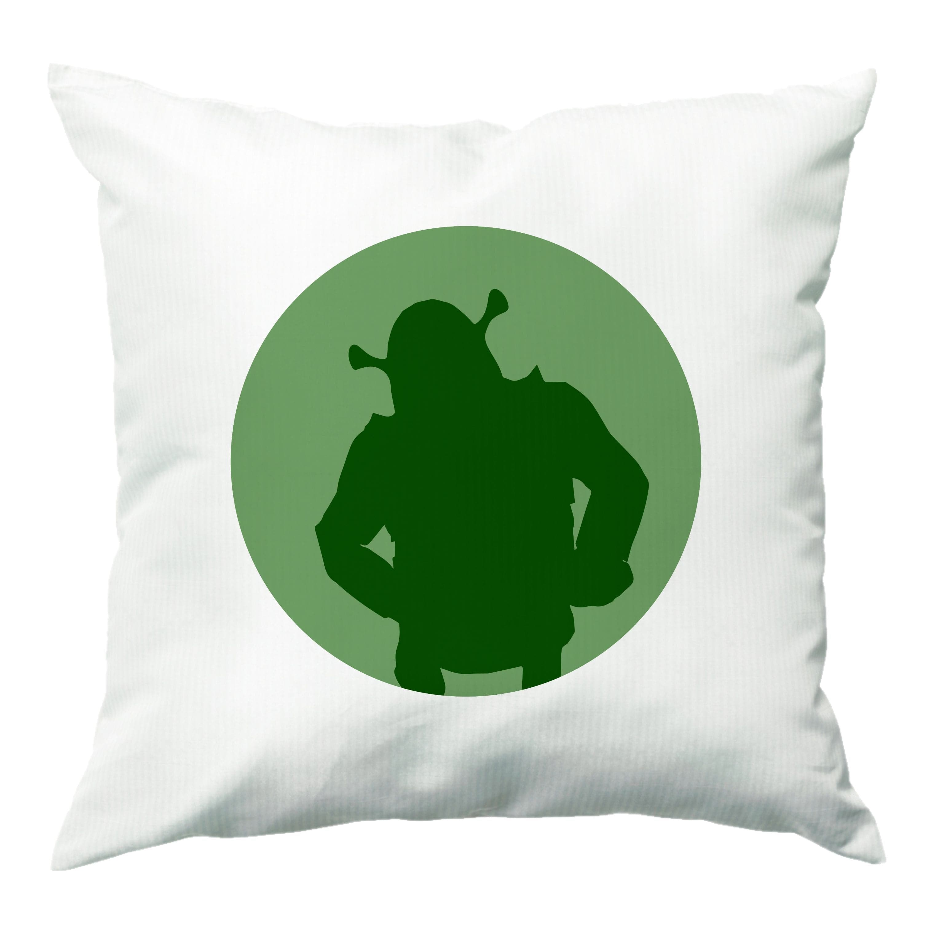 Green Ogre Outline Cushion