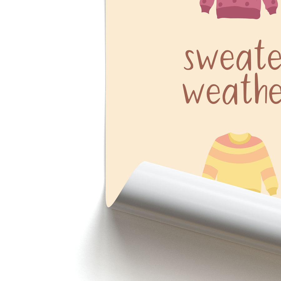 Sweater Weather - Autumn Poster