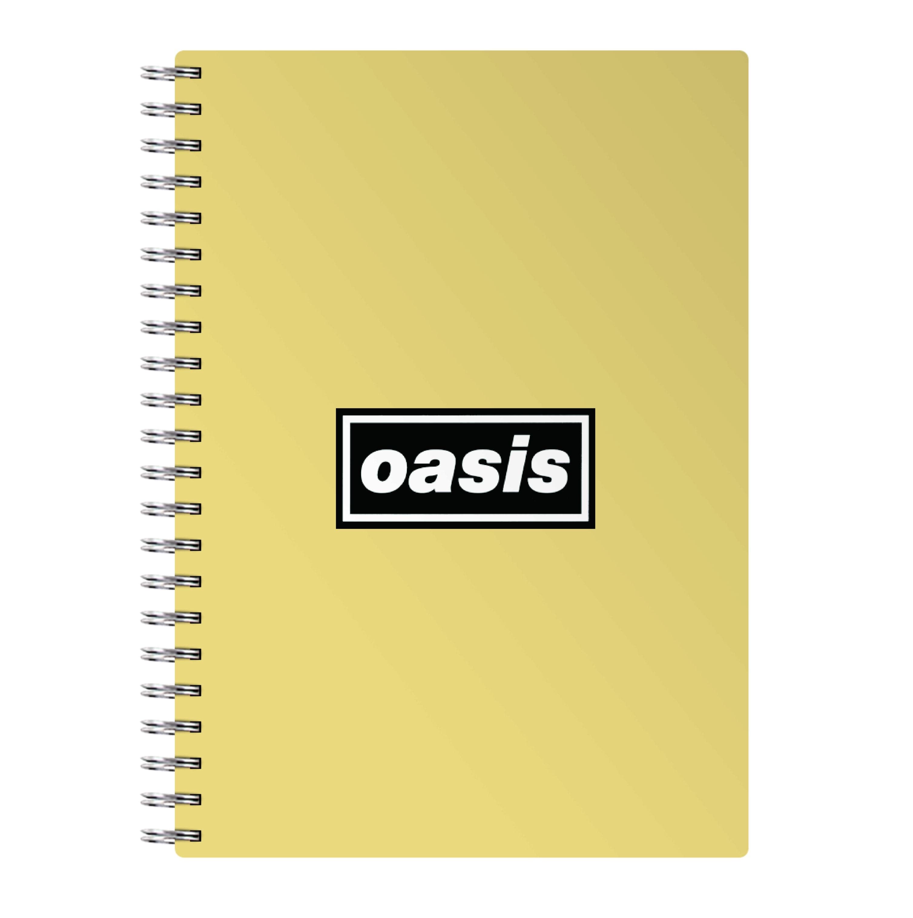 Band Name Yellow Notebook