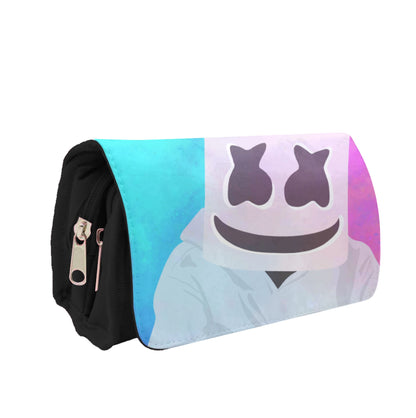 Rainbow White Helmet DJ Pencil Case