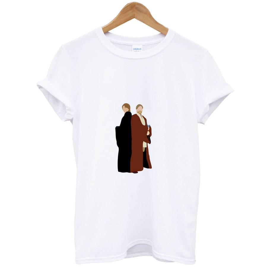 Luke Skywalker And Obi-Wan Kenobi - Star Wars T-Shirt