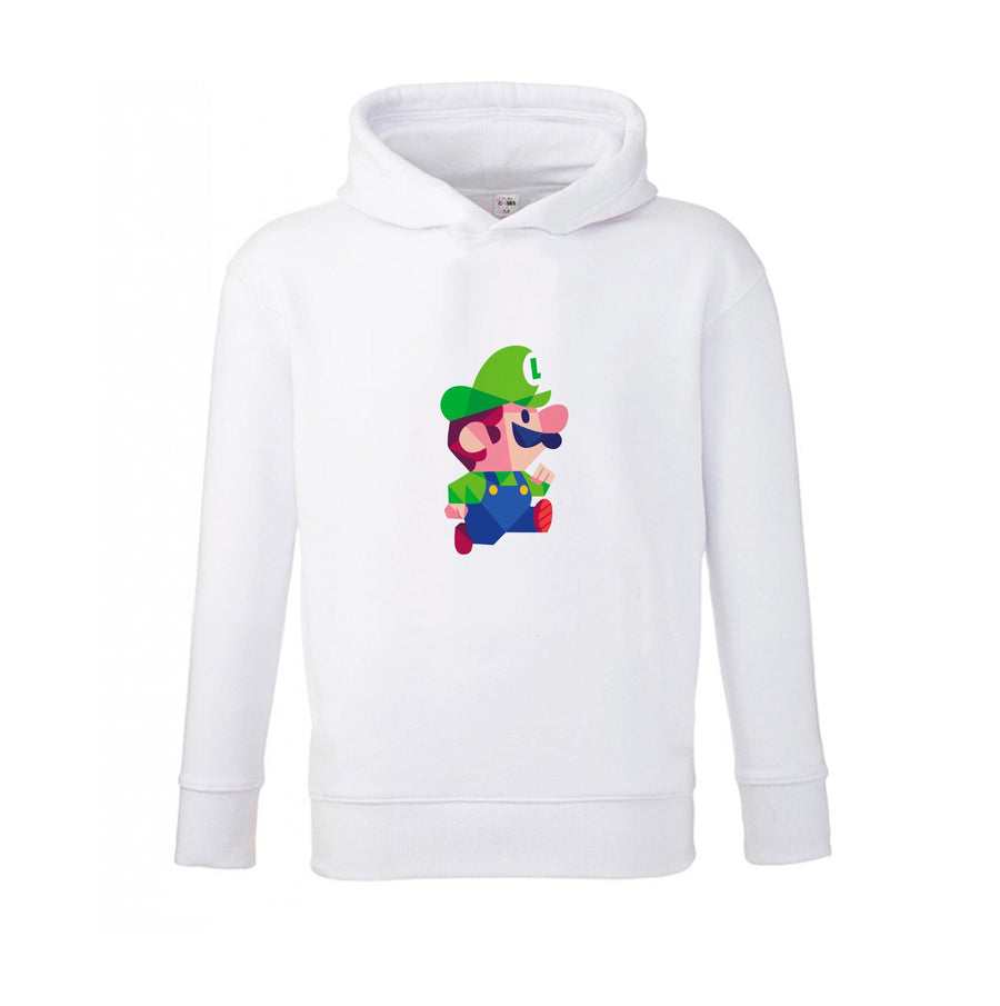 Running Luigi - Mario Kids Hoodie