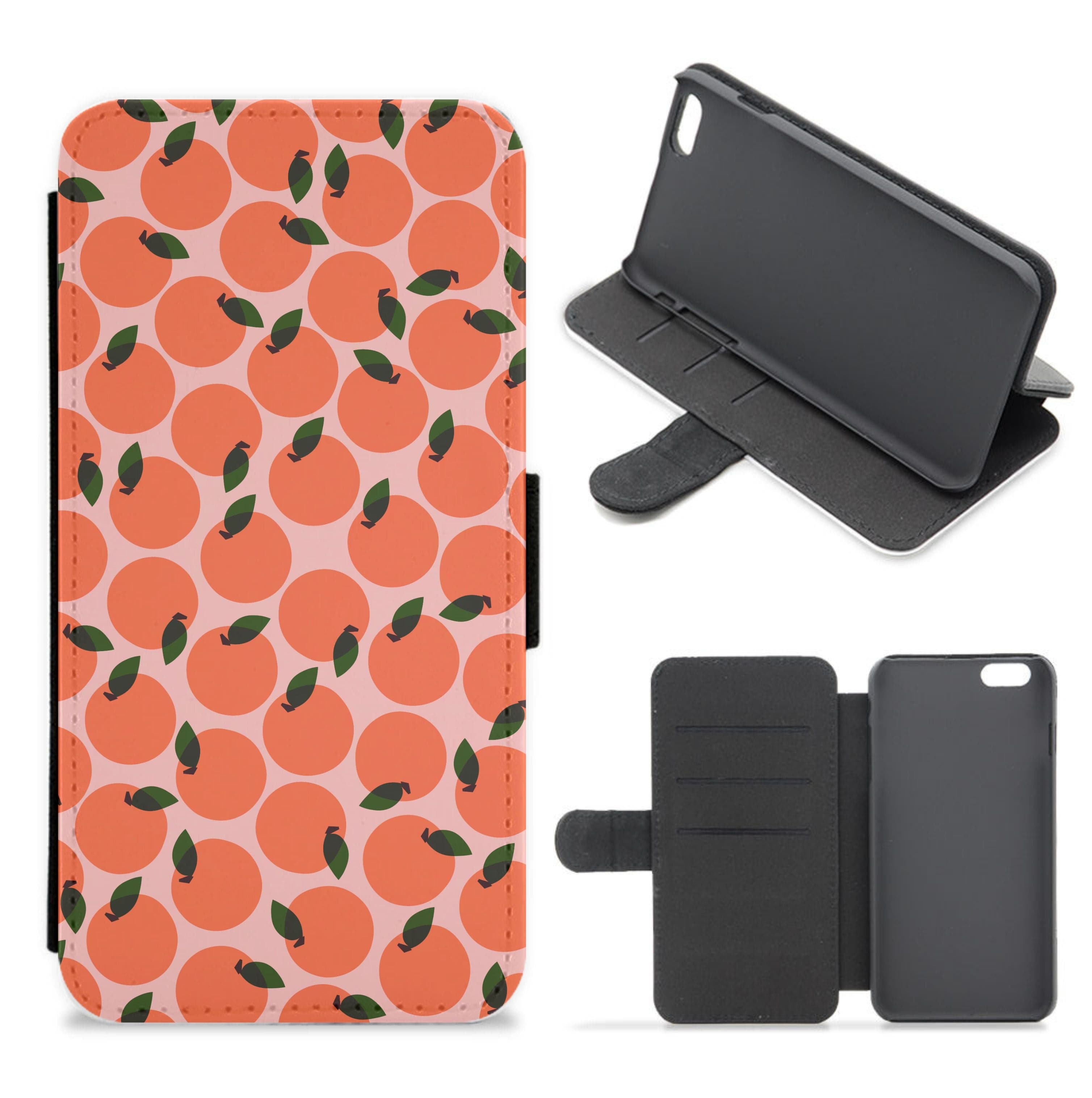 Oranges - Fruit Patterns Flip / Wallet Phone Case