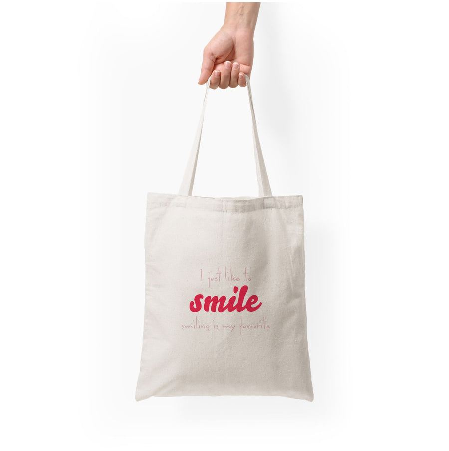 I Just Like To Smile - Elf Tote Bag