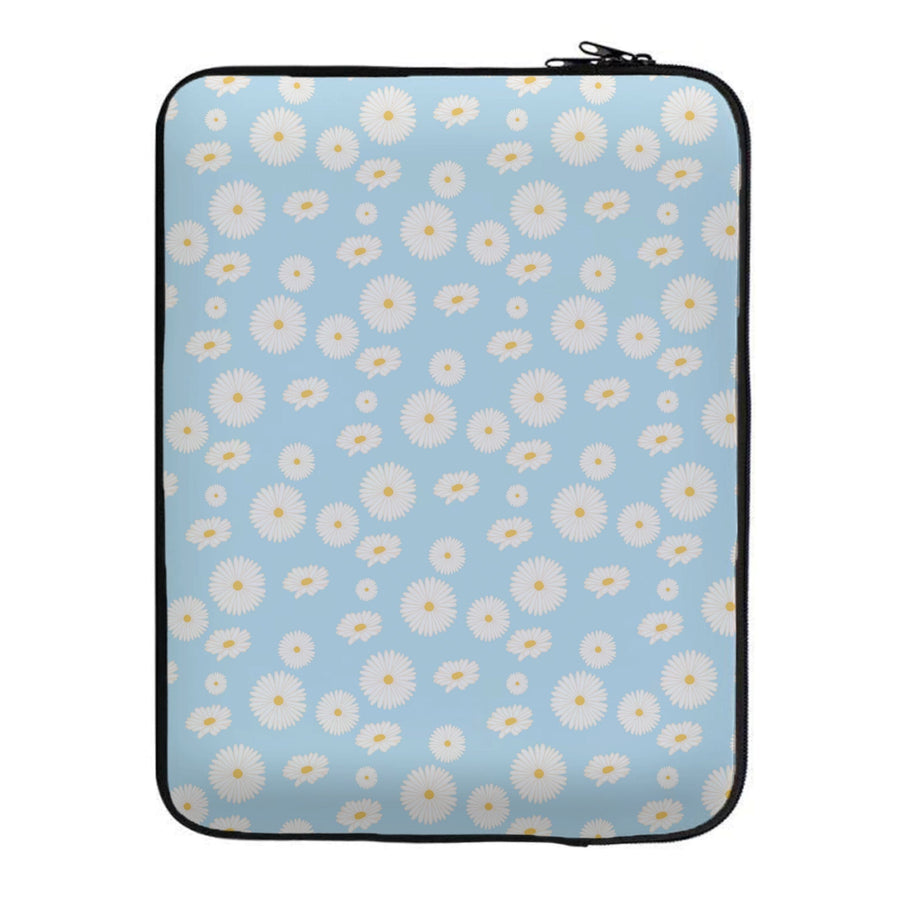 Blue Daisies - Floral Laptop Sleeve