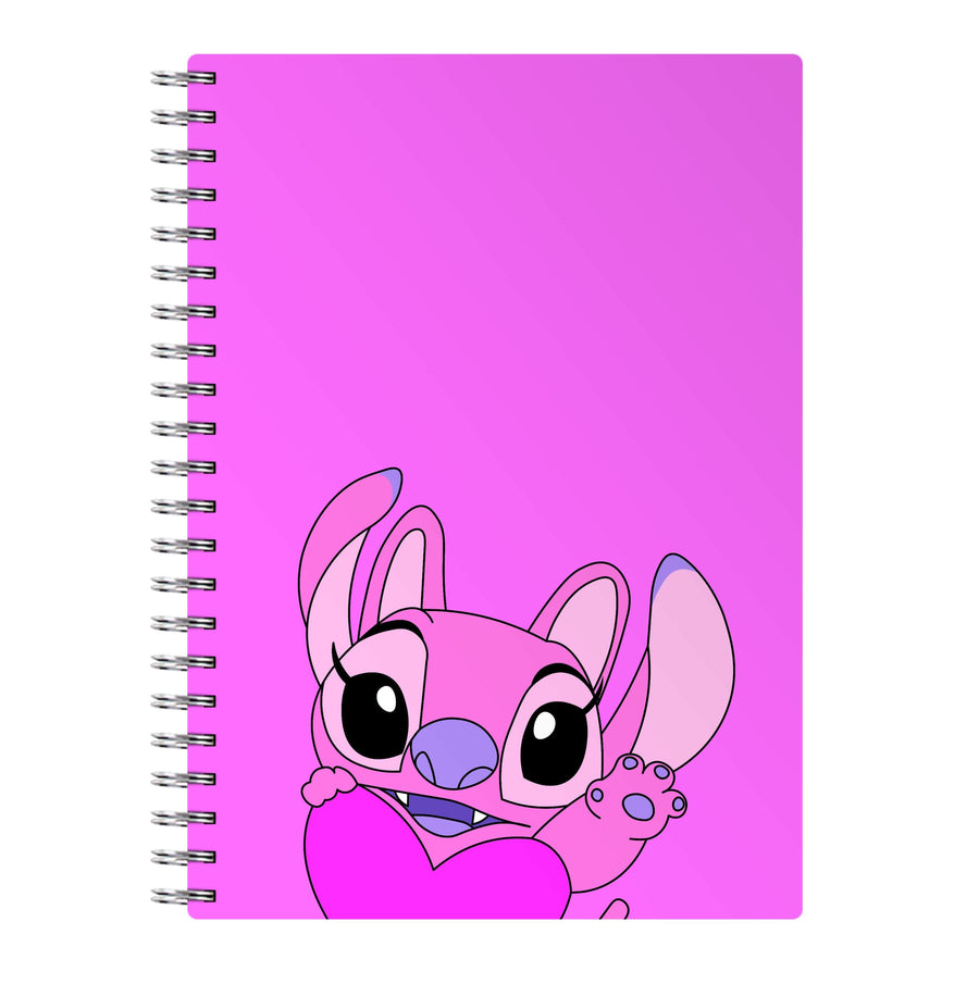 Holding Heart - Angel Stitch Notebook