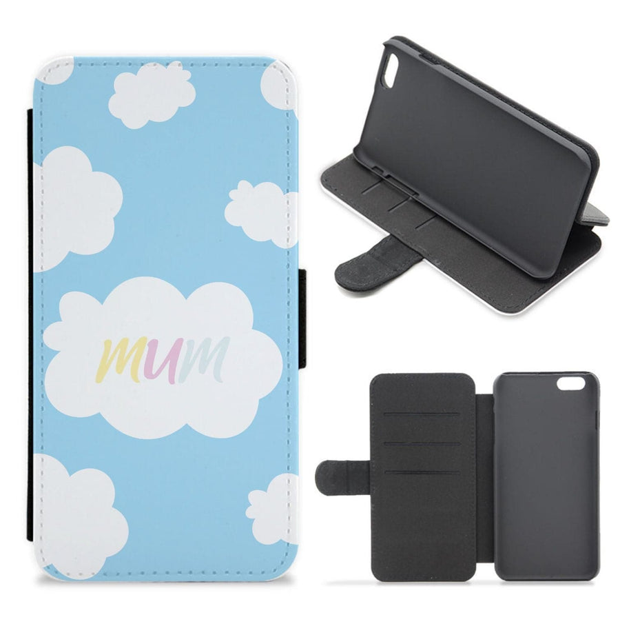 Clouds - Mothers Day Flip / Wallet Phone Case