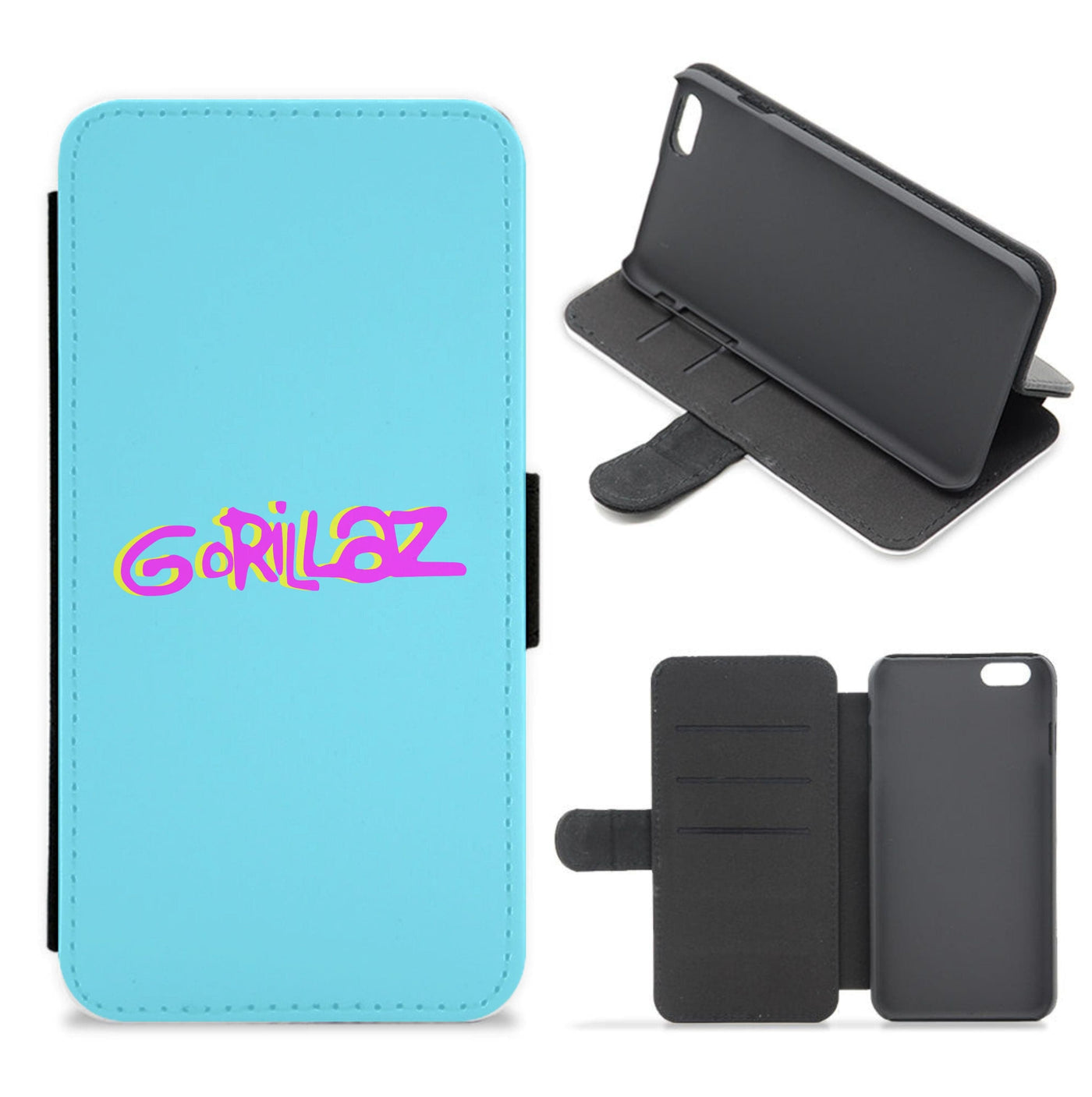 Title - Gorillaz Flip / Wallet Phone Case