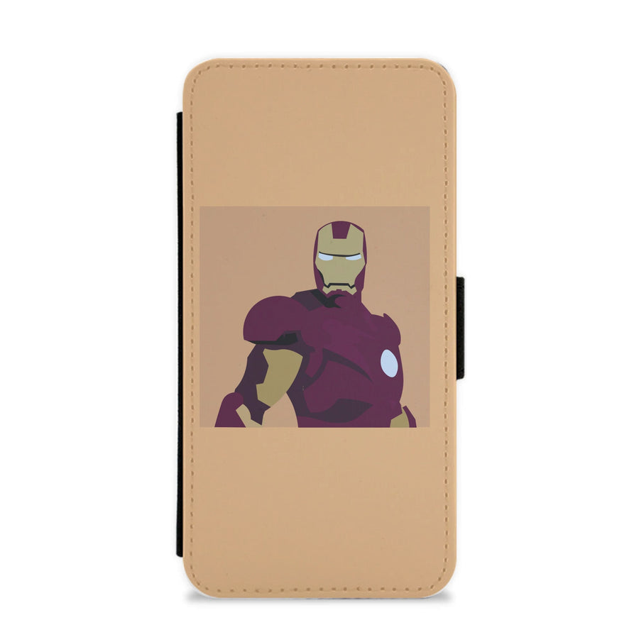 Iron man mask - Marvel Flip / Wallet Phone Case