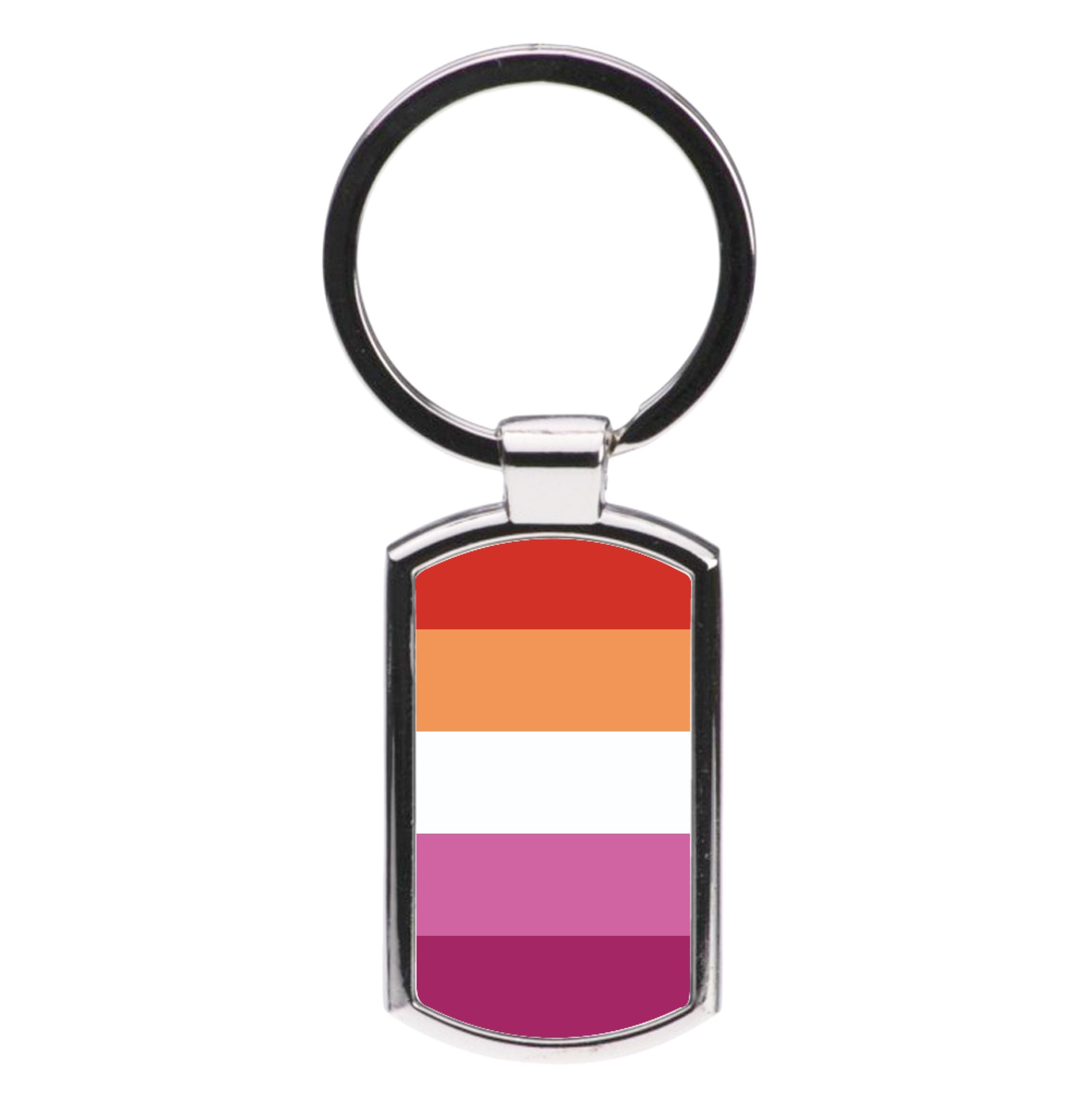 Lesbian Flag - Pride Luxury Keyring