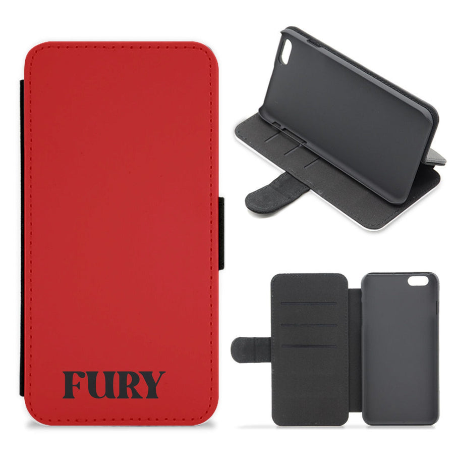 Red Fury - Tommy Fury Flip / Wallet Phone Case