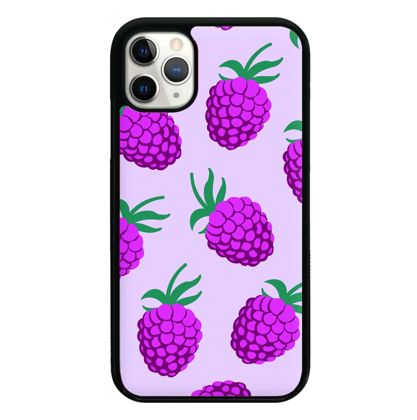Rasberries - Fruit Patterns Phone Case