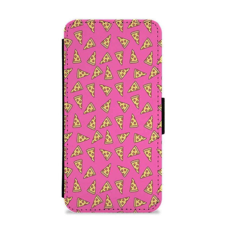 Pizza Pattern Flip / Wallet Phone Case - Fun Cases