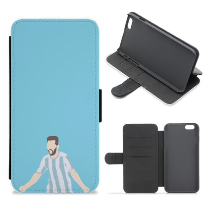 Messi Flip / Wallet Phone Case