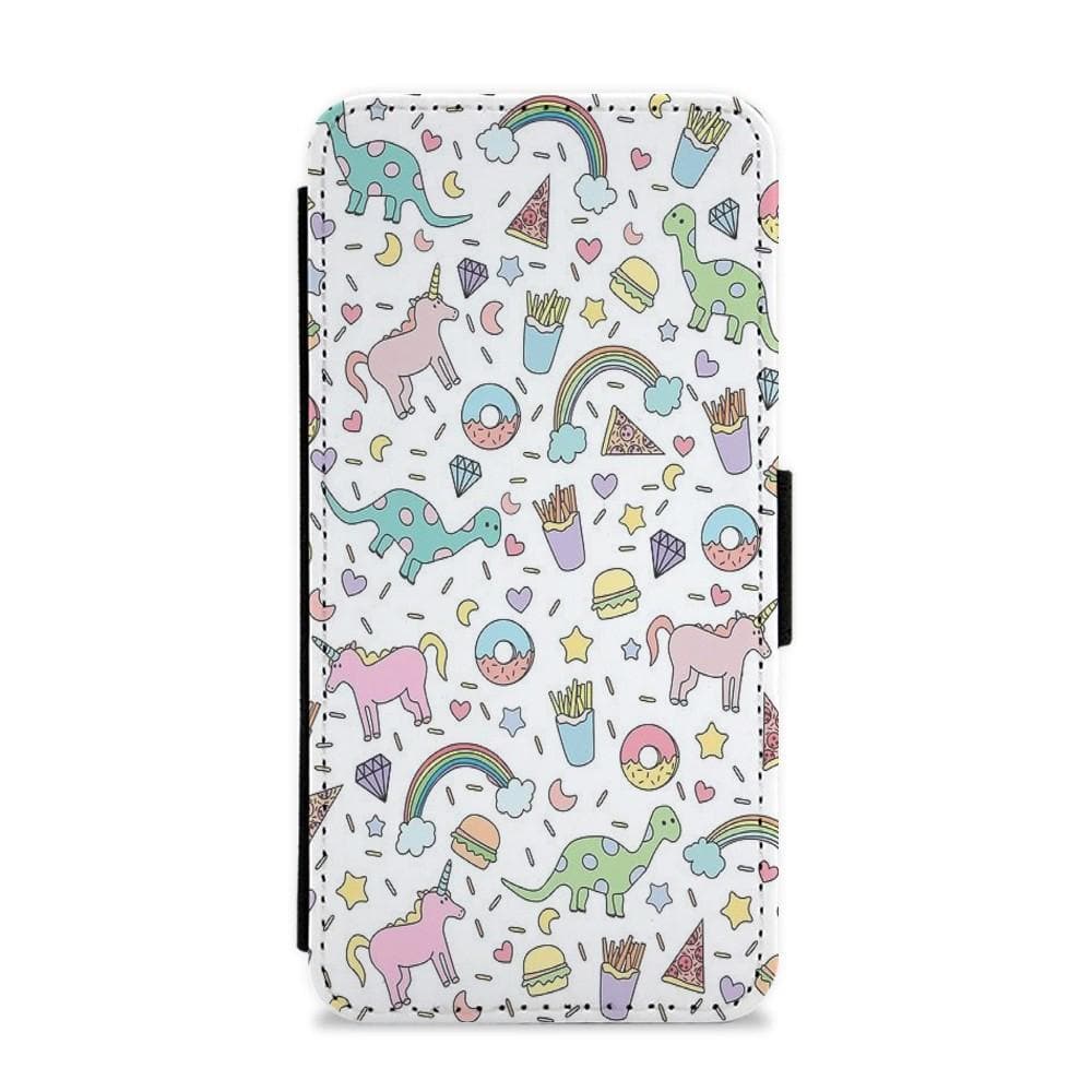 Tumblr Pattern Flip / Wallet Phone Case - Fun Cases