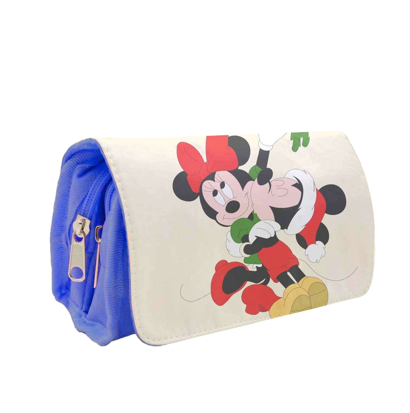 Mistletoe Mickey And Minnie Mouse - Christmas Pencil Case