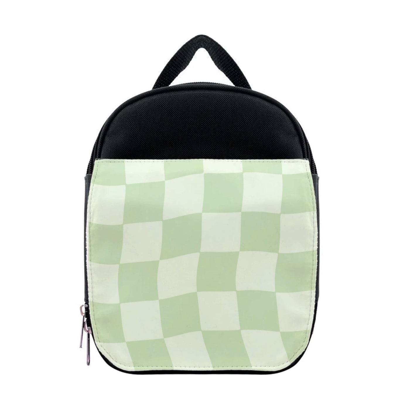 Green Checkers Lunchbox