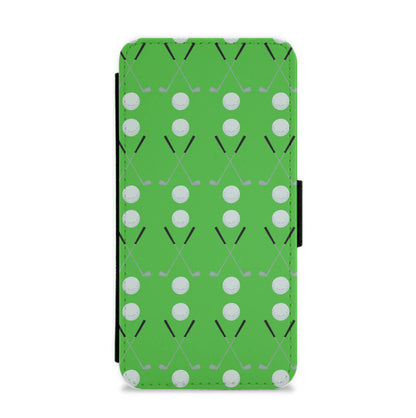 Golf clubs Flip / Wallet Phone Case