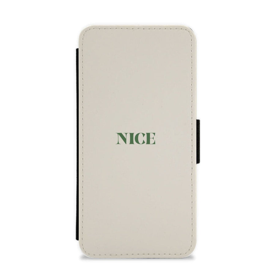 Nice - Naughty Or Nice  Flip / Wallet Phone Case
