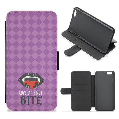 Love At First Bite - VD Flip / Wallet Phone Case