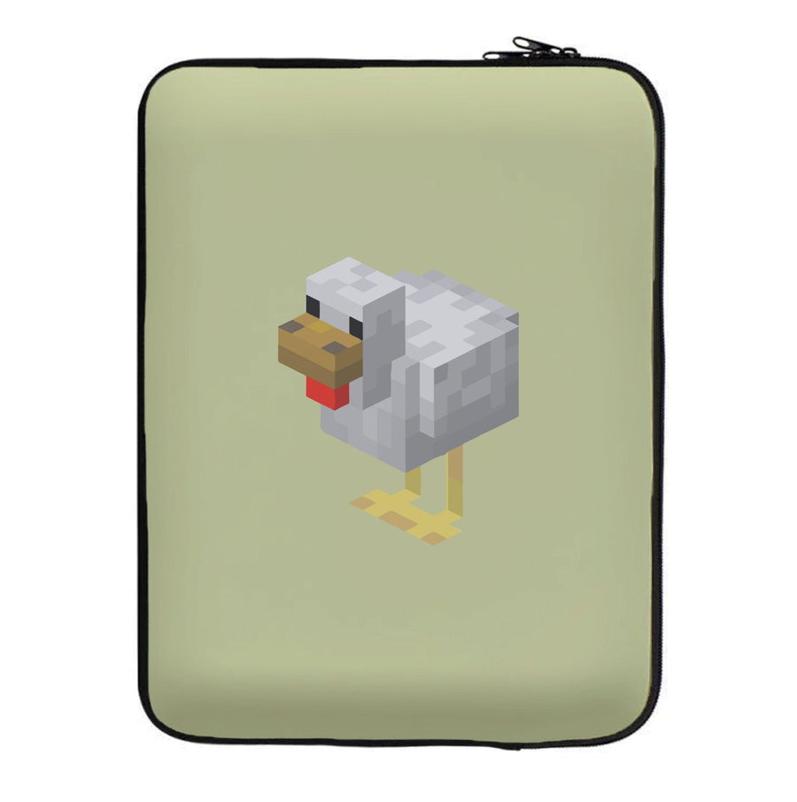 Minecraft Chicken Laptop Sleeve