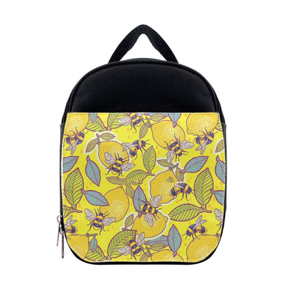 Yellow Lemon and Bee Lunchbox