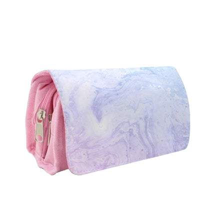 Purple Marble Pencil Case