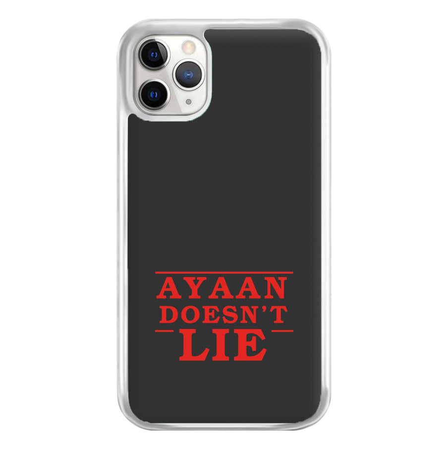 Doesn't Lie - Personalised Stranger Things Phone Case