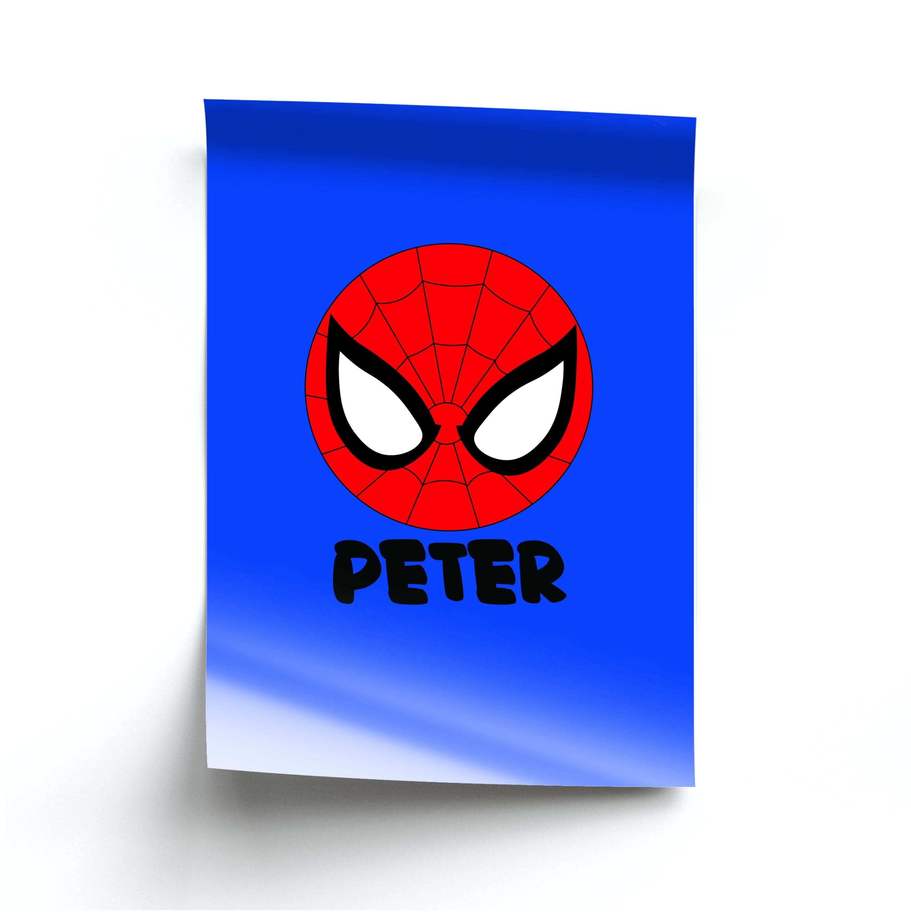 SpiderMan - Personalised Superhero Comic Poster