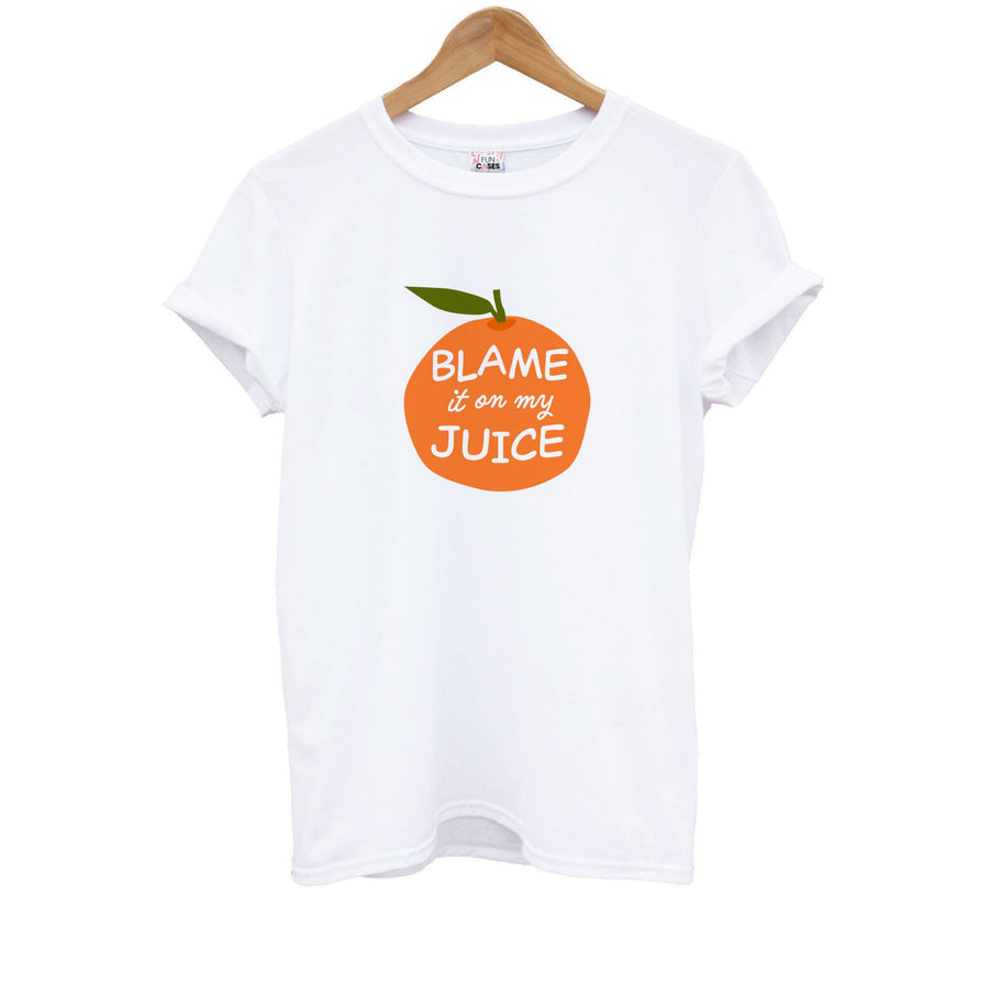 Blame It On My Juice - Lizzo Kids T-Shirt