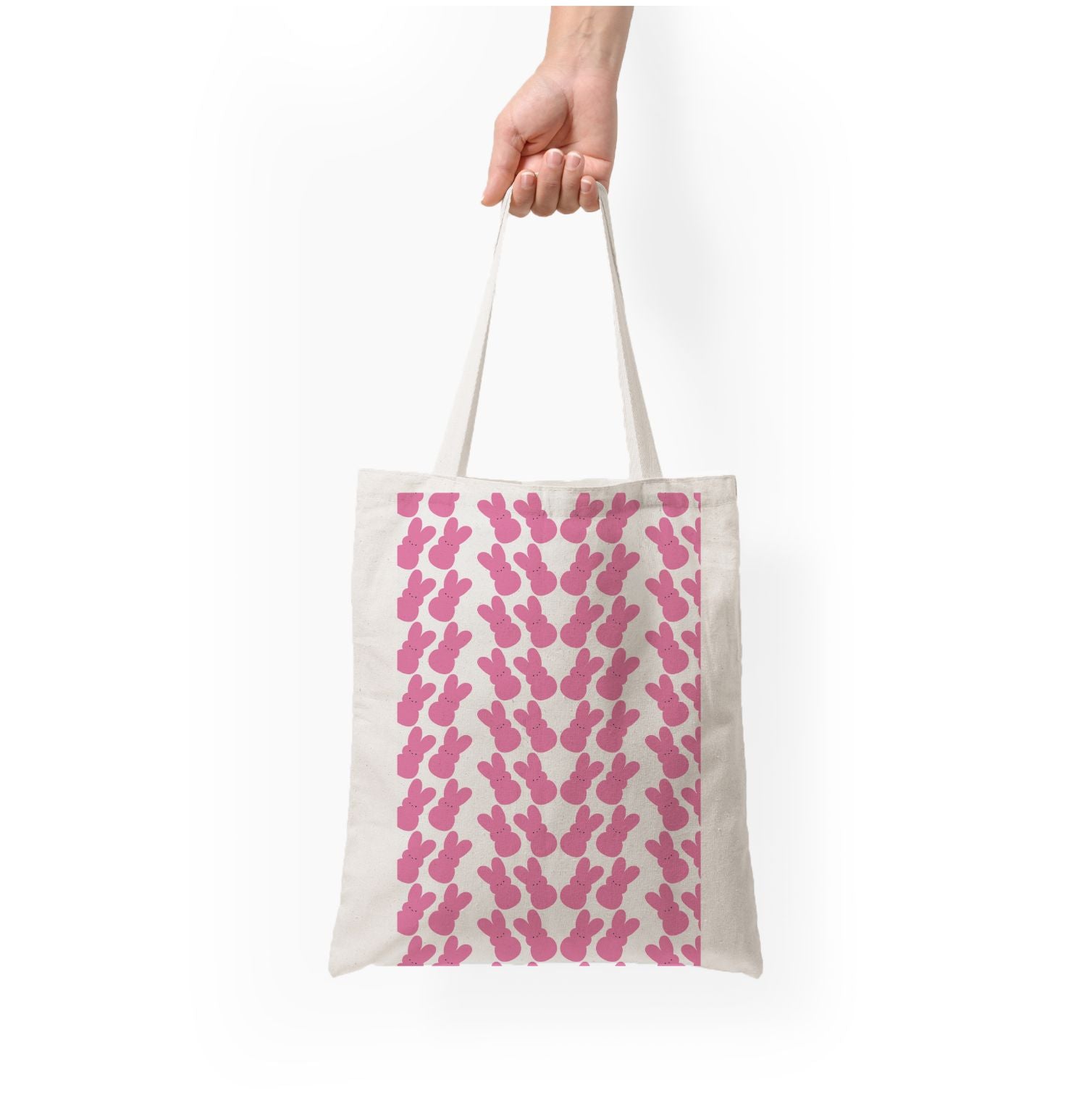 Bunny Pattern - Peep Tote Bag