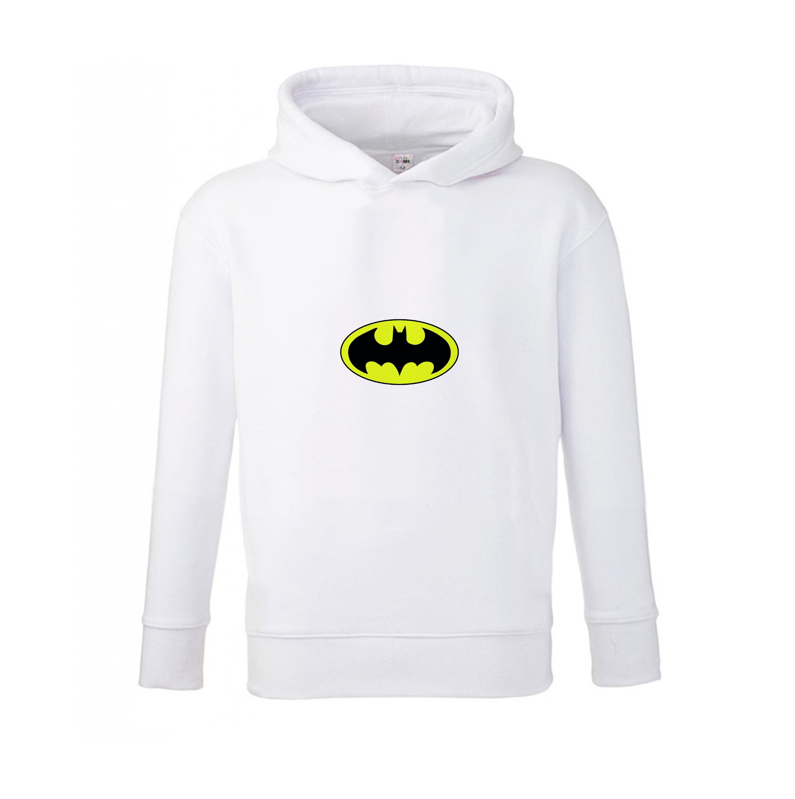 Black Bat Superhero Logo Kids Hoodie