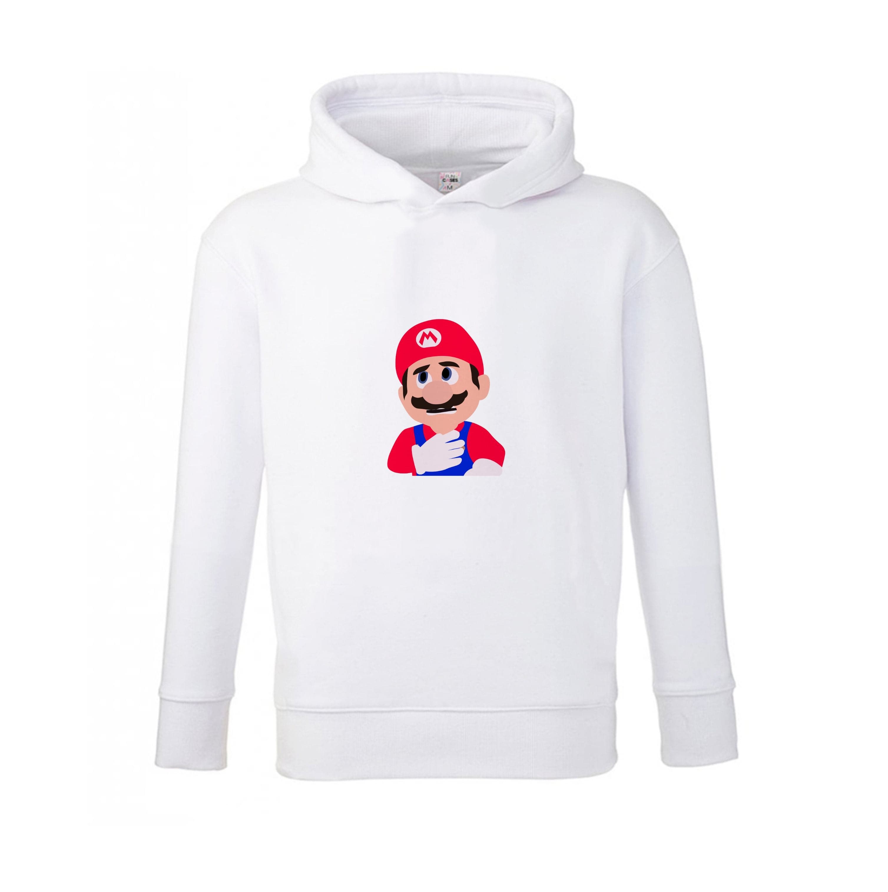 Worried Mario Kids Hoodie