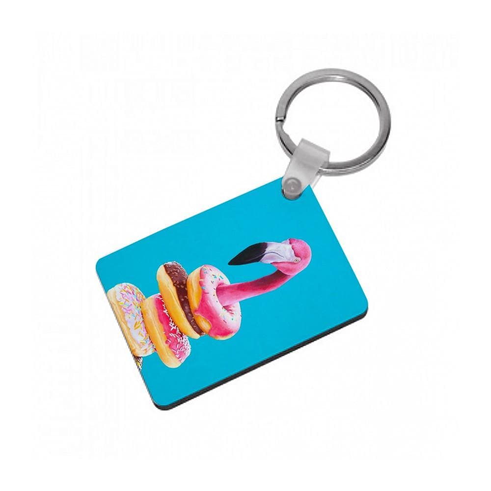 A Famished Flamingo Keyring - Fun Cases
