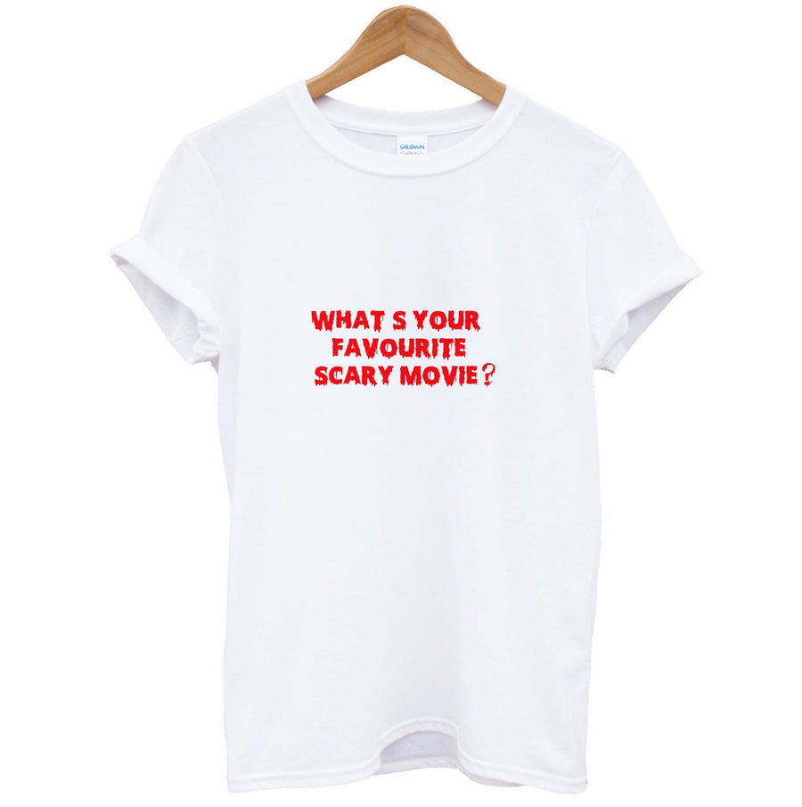 What's Your Favourite Scary Movie - Scream T-Shirt