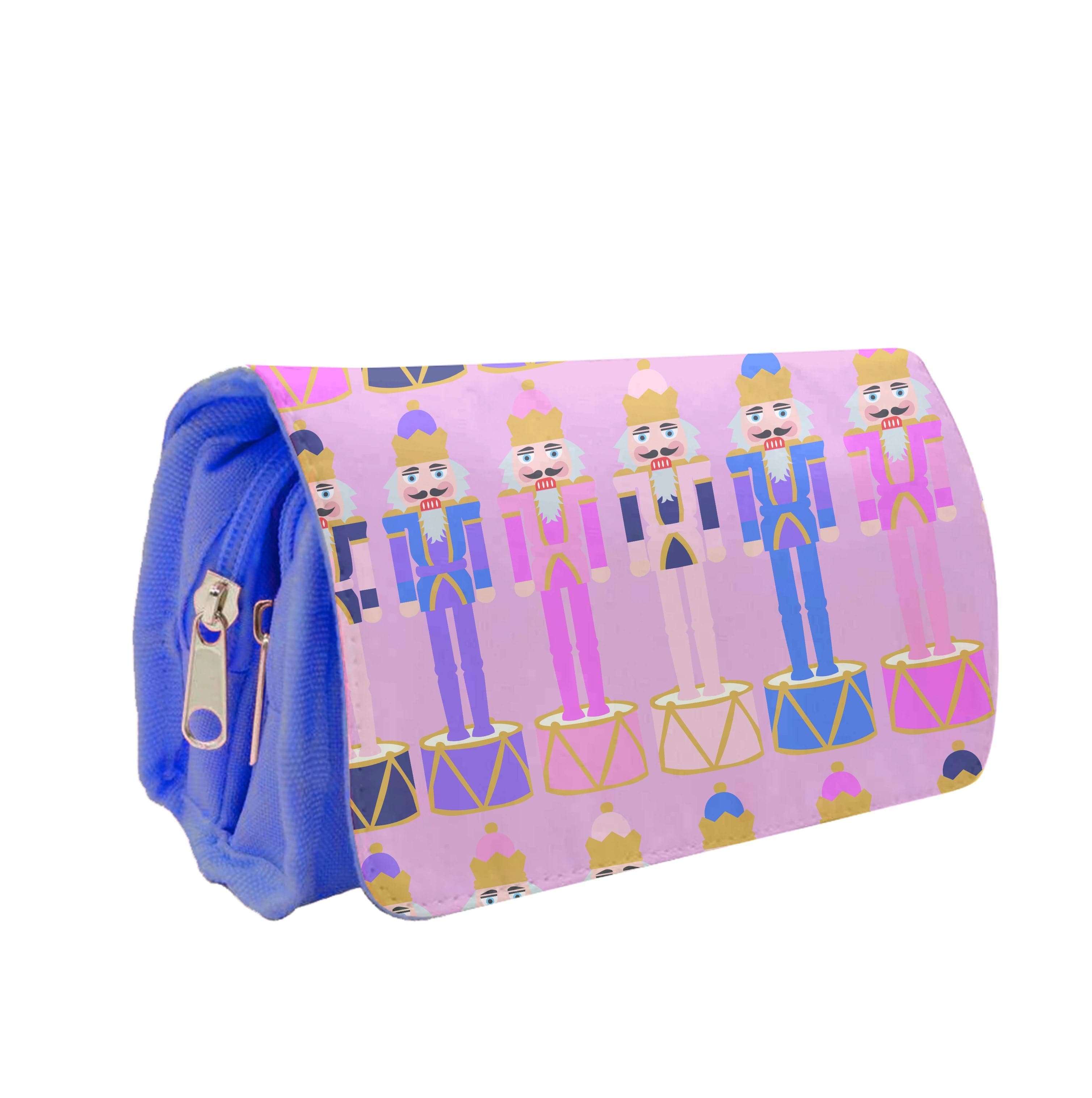 Pink Nutcracker - Christmas Patterns Pencil Case