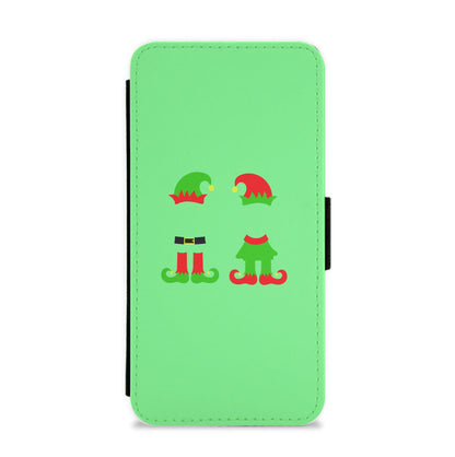 Elf Body - Christmas Flip / Wallet Phone Case