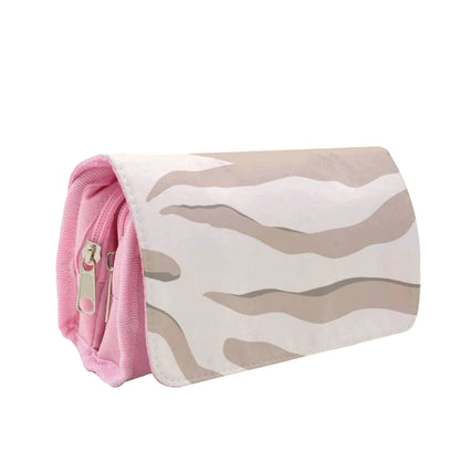 Neutral Tiger Print  Pencil Case