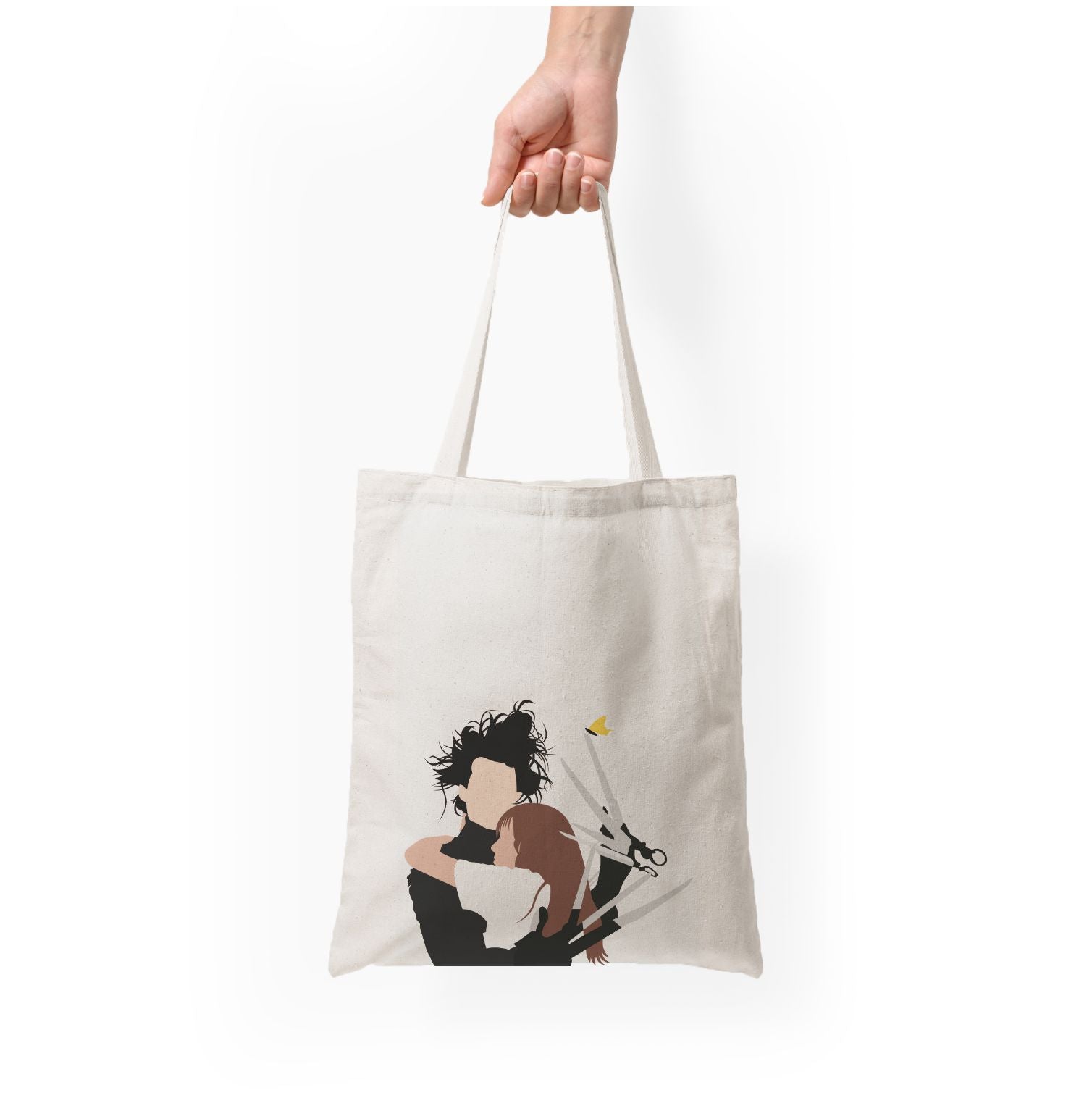 Edward And Kim -Scissorhands Tote Bag