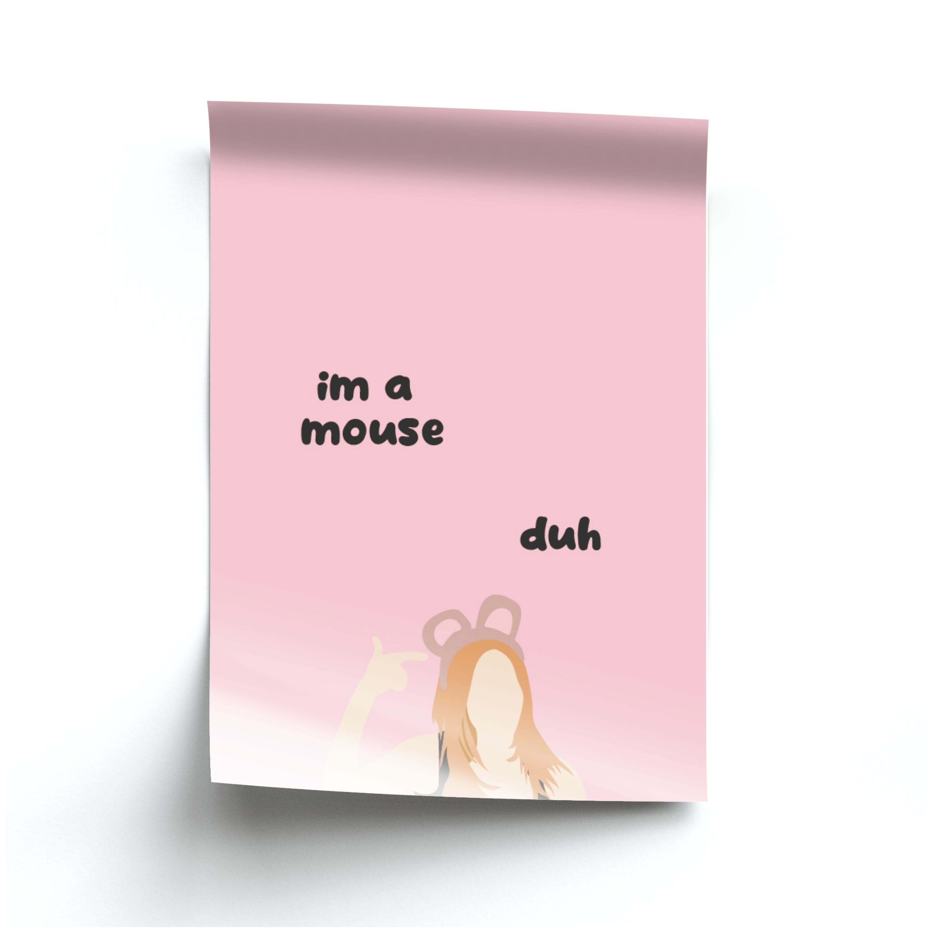 I'm a mouse Halloween - Mean Girls Poster