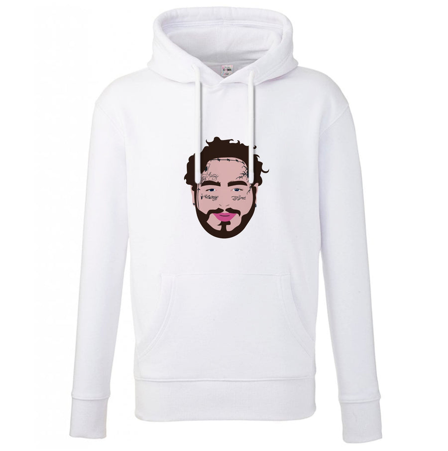 Face Tattoos - Post Malone Hoodie
